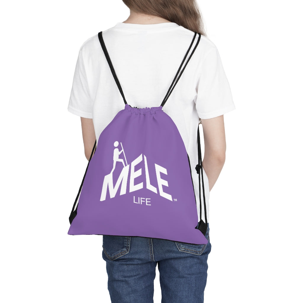 Drawstring Bag - MELE LIFE   (purple)