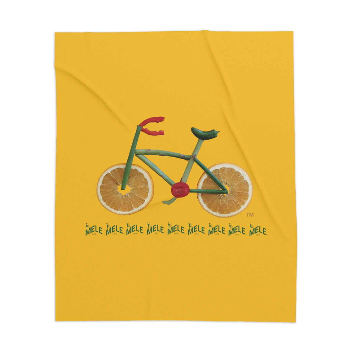 Blanket - Veggie Bike   (yellow)