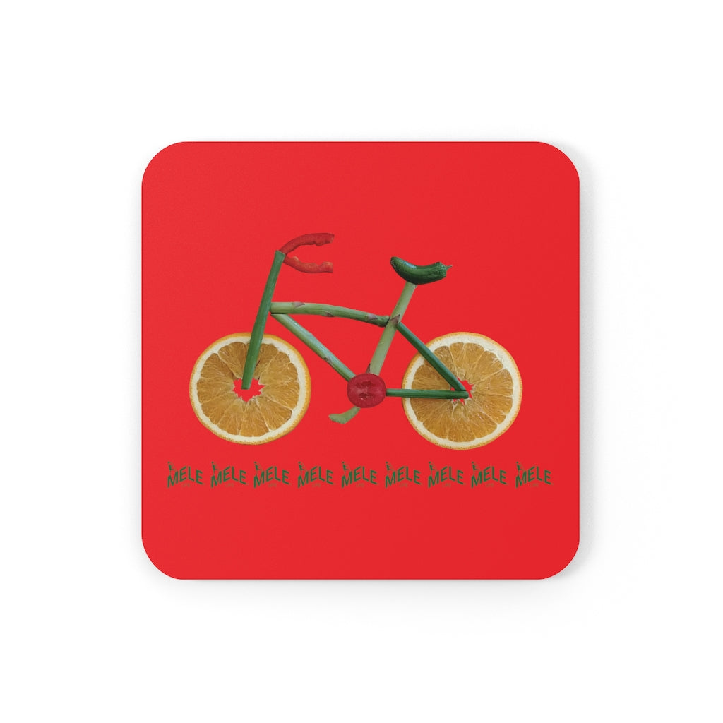 Coaster - Veggie Bike  (red)