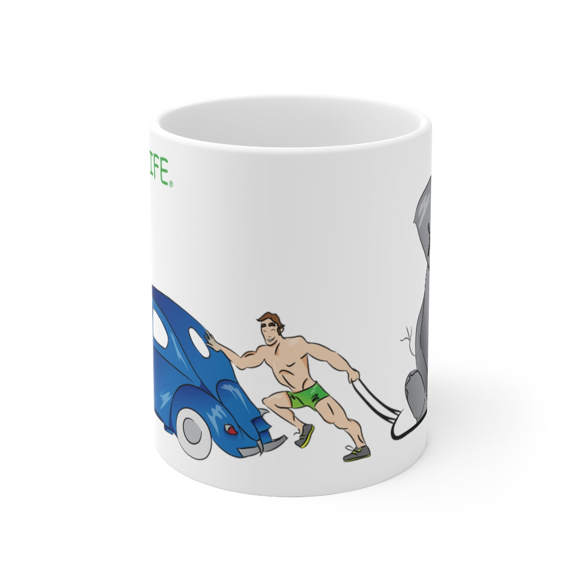 Coffee Mug - Strong white man