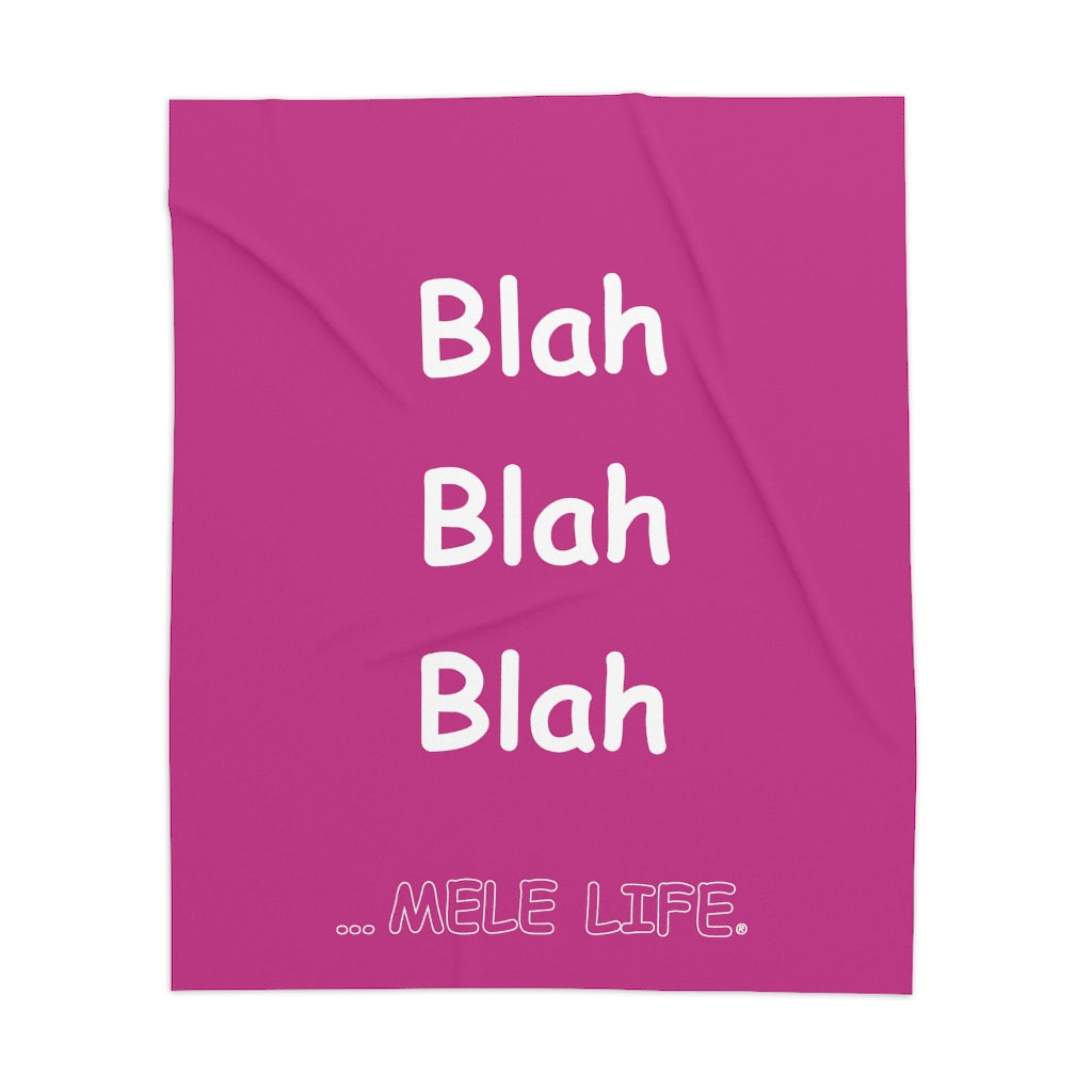 Blanket - Blah Blah Blah   (pink)