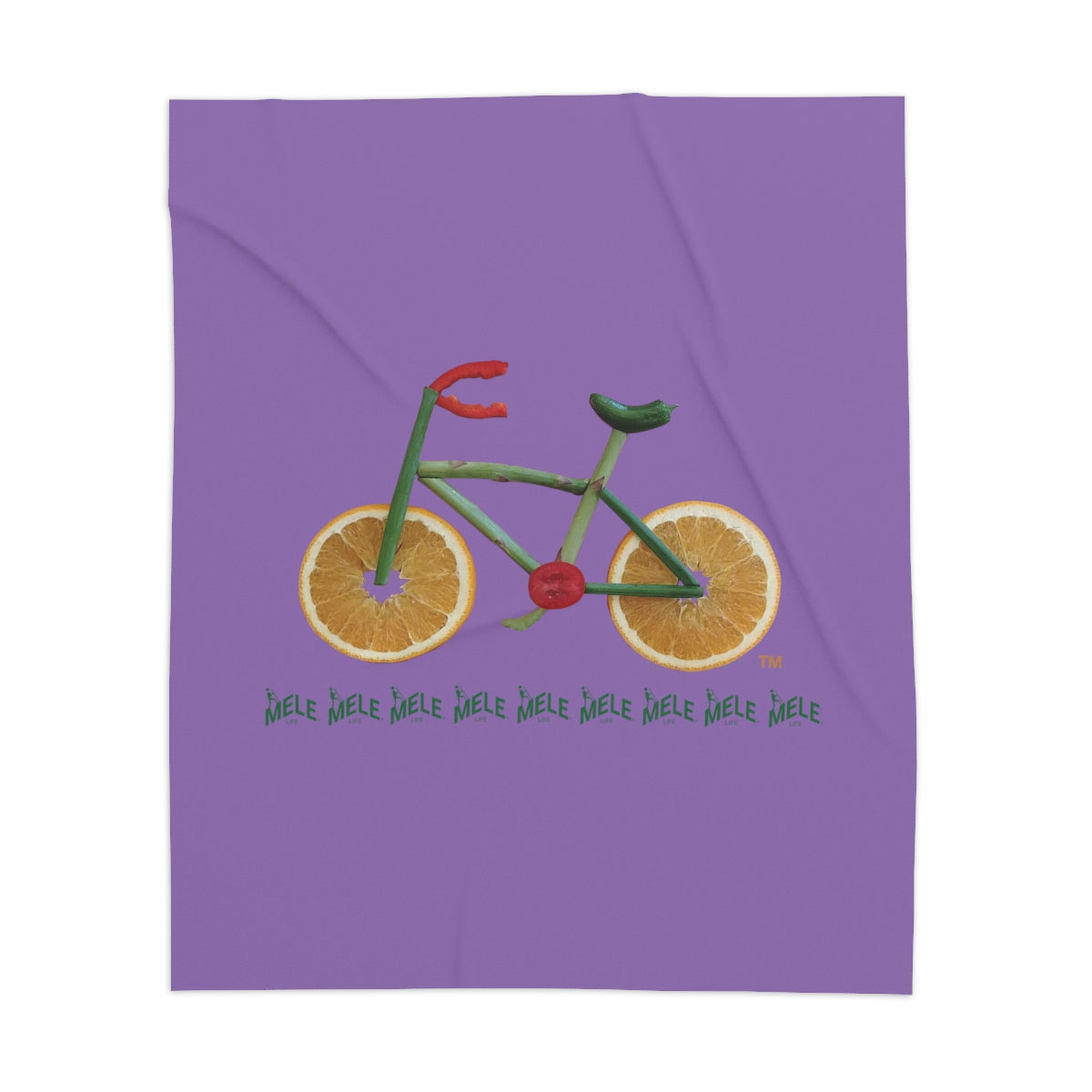 Blanket - Veggie Bike   (purple)