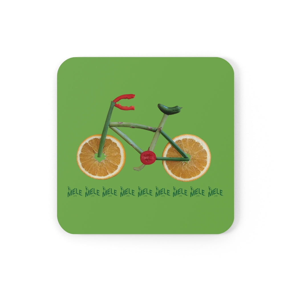 Coaster - Veggie Bike  (green)