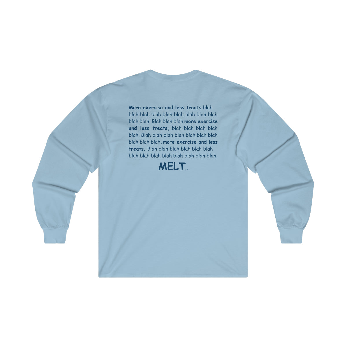 Long Sleeve Tee - MELT  (large image - blue)