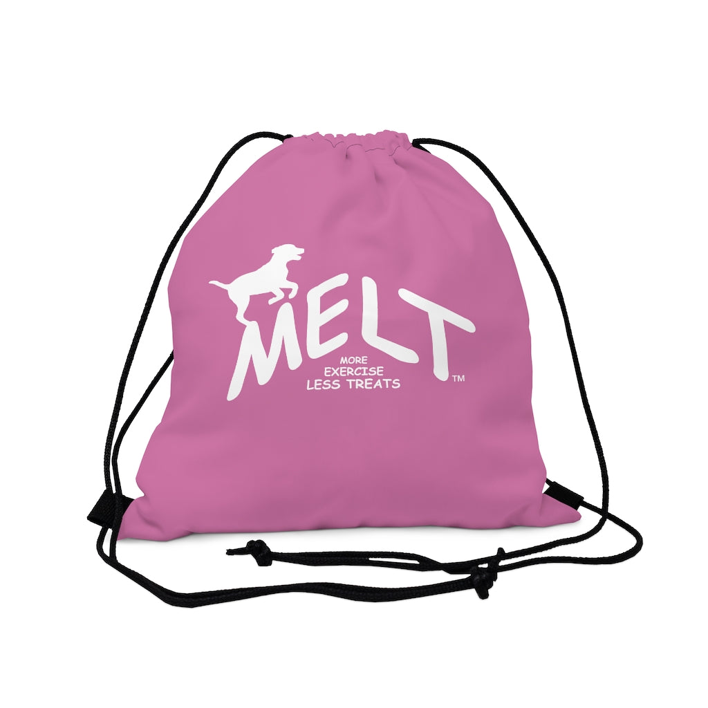 Drawstring Bag - MELT for Dogs   (pink)