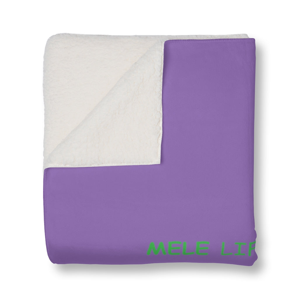 Blanket - Yoga Lady2   (purple)