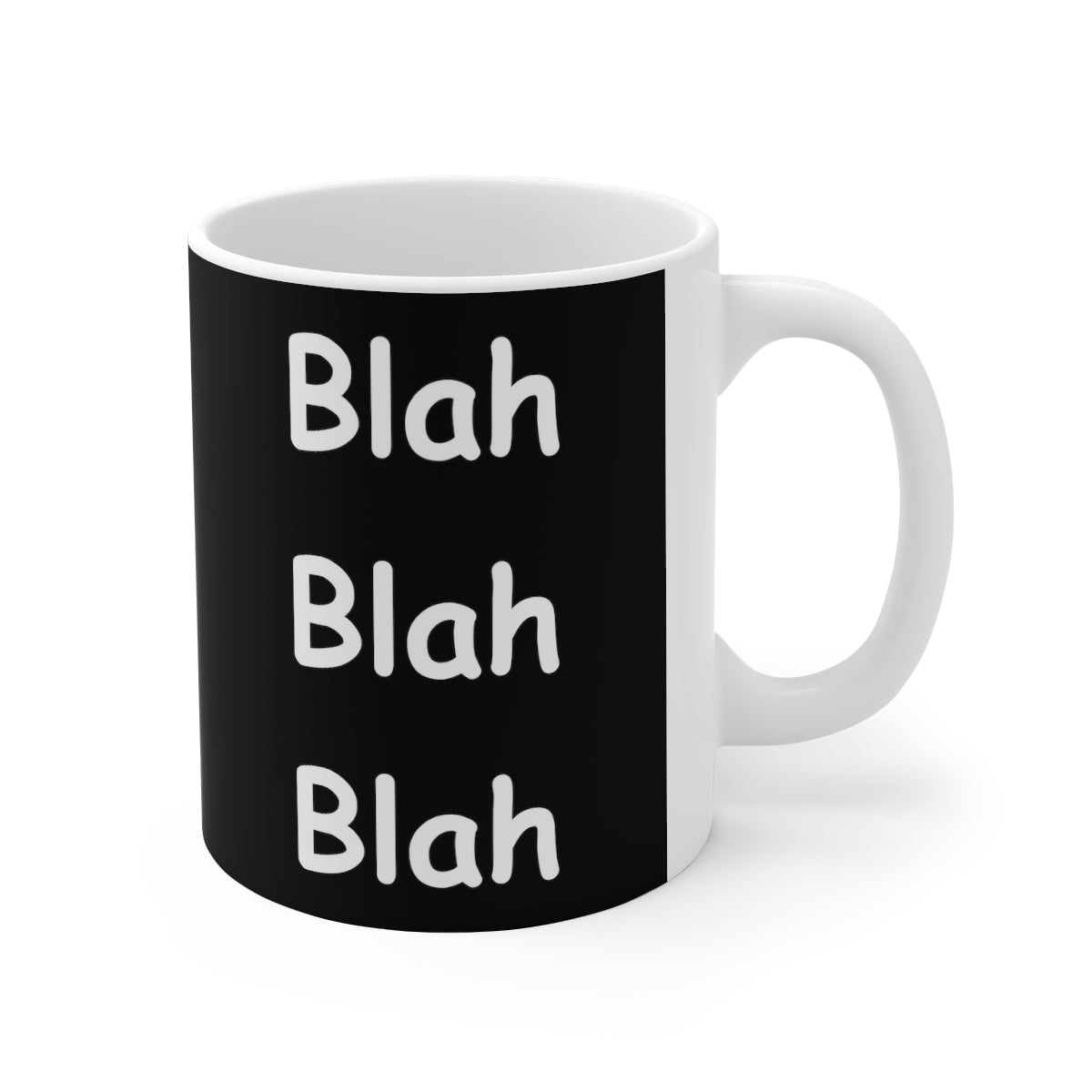 Coffee Mug - Blah Blah Blah   (black)