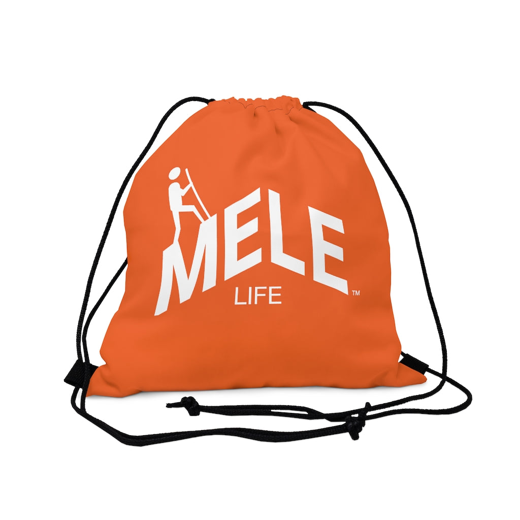 Drawstring Bag - MELE LIFE   (orange)