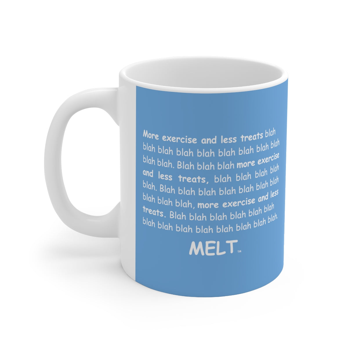 Coffee Mug - MELT    (light blue)