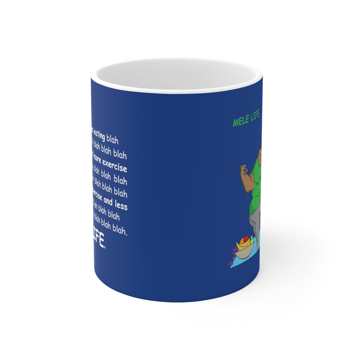 Coffee Mug - Self Discipline   (dark blue)