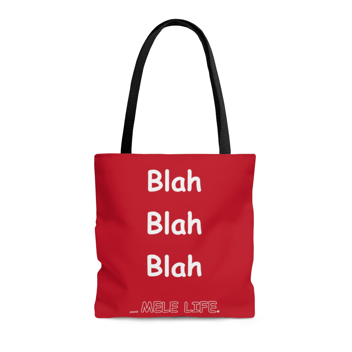 Tote Bag - Blah Blah Blah (red)