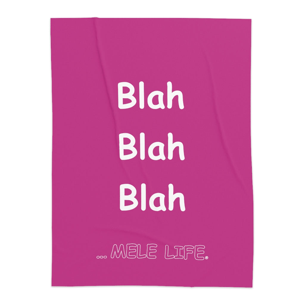 Blanket - Blah Blah Blah   (pink)