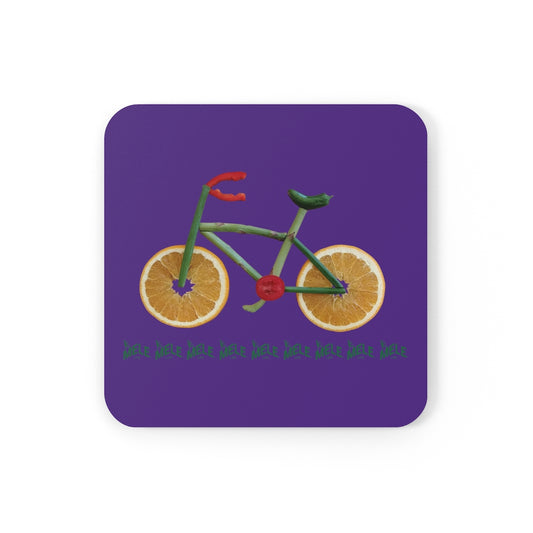 Coaster - Veggie Bike  (purple)