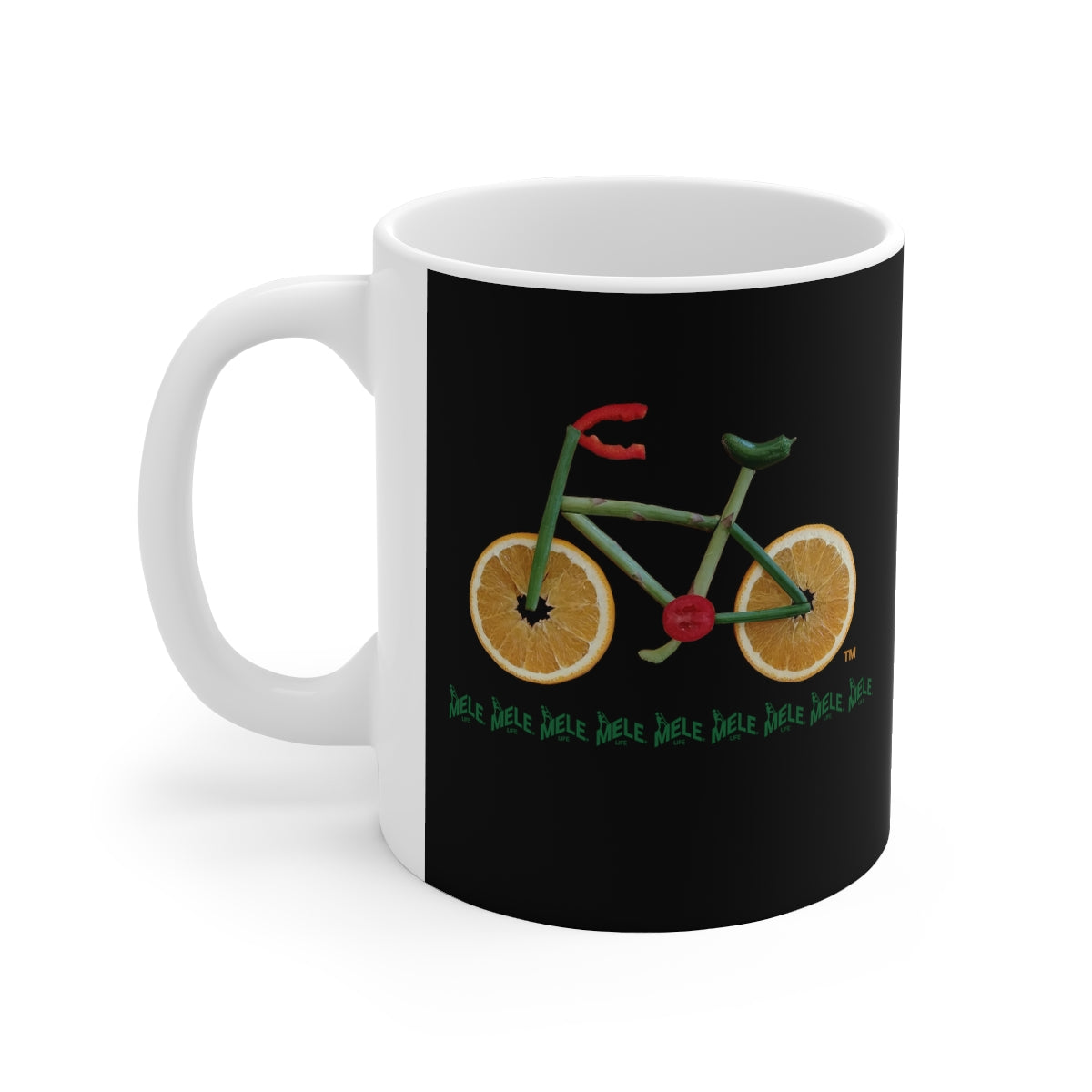 Coffee Mug - Veggie Bike  (black)