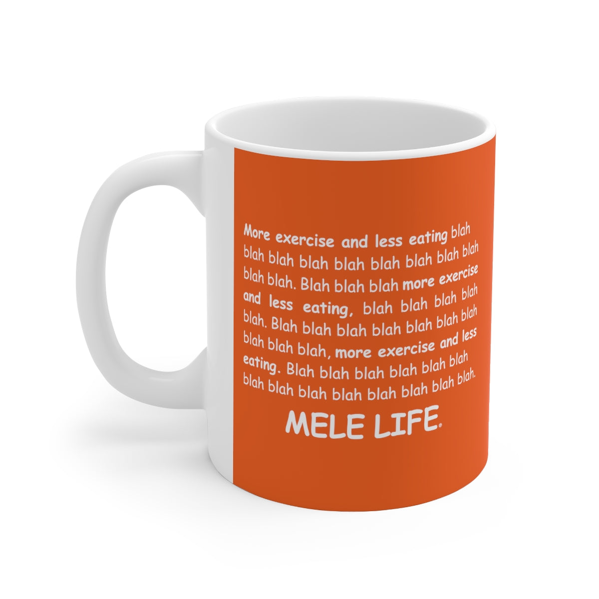 Coffee Mug - MELE LIFE   (orange)