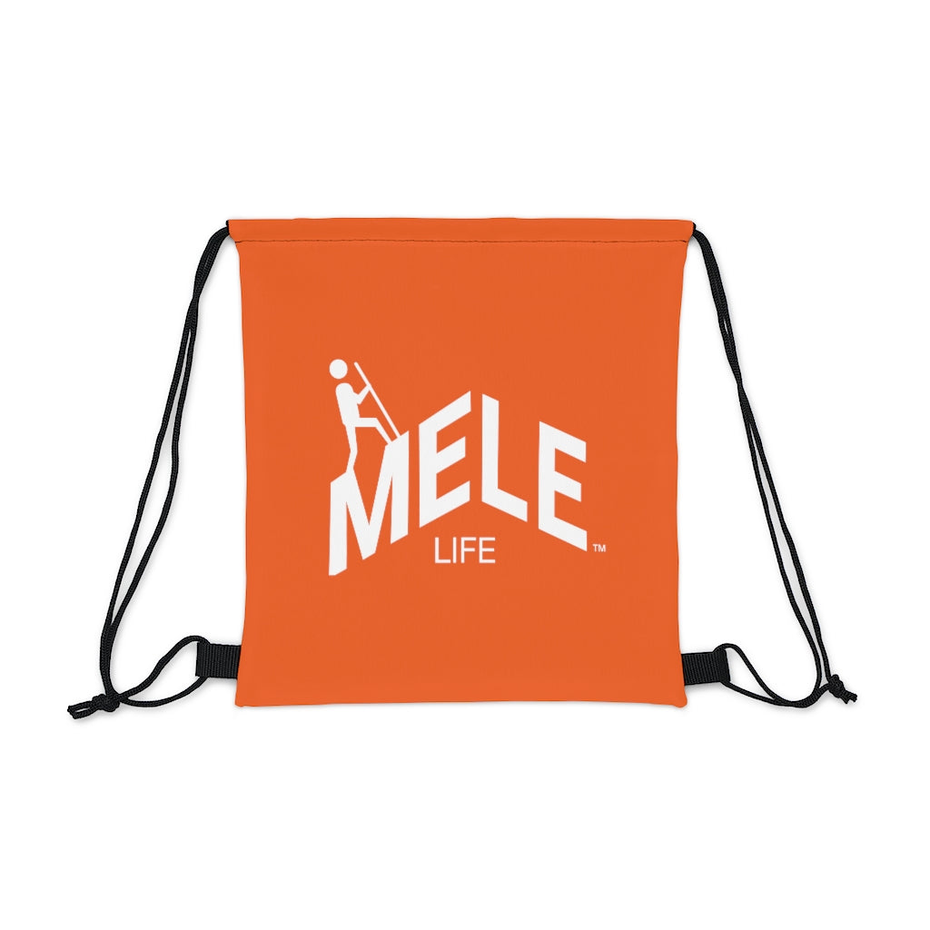 Drawstring Bag - MELE LIFE   (orange)