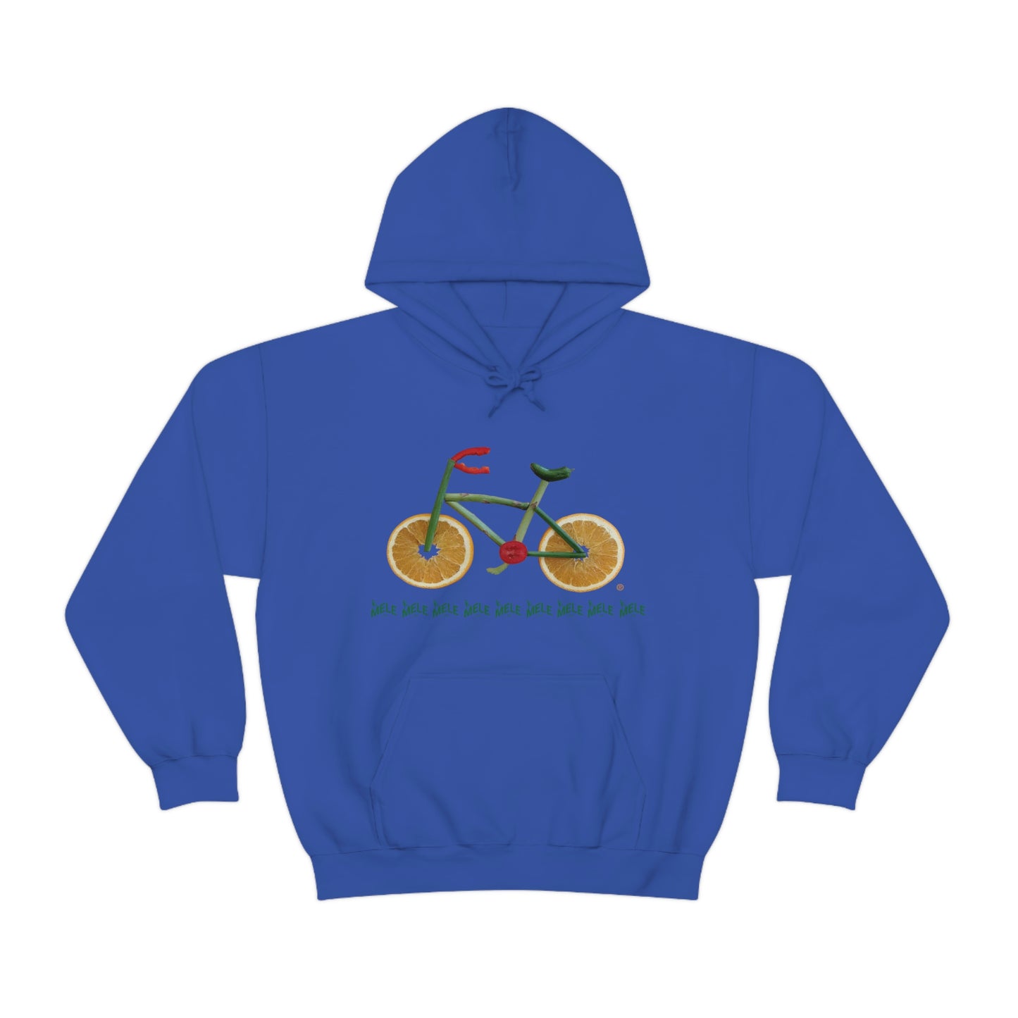 Unisex Heavy Blend™ Hooded Sweatshirt - Veggie Bike  (color palette B)