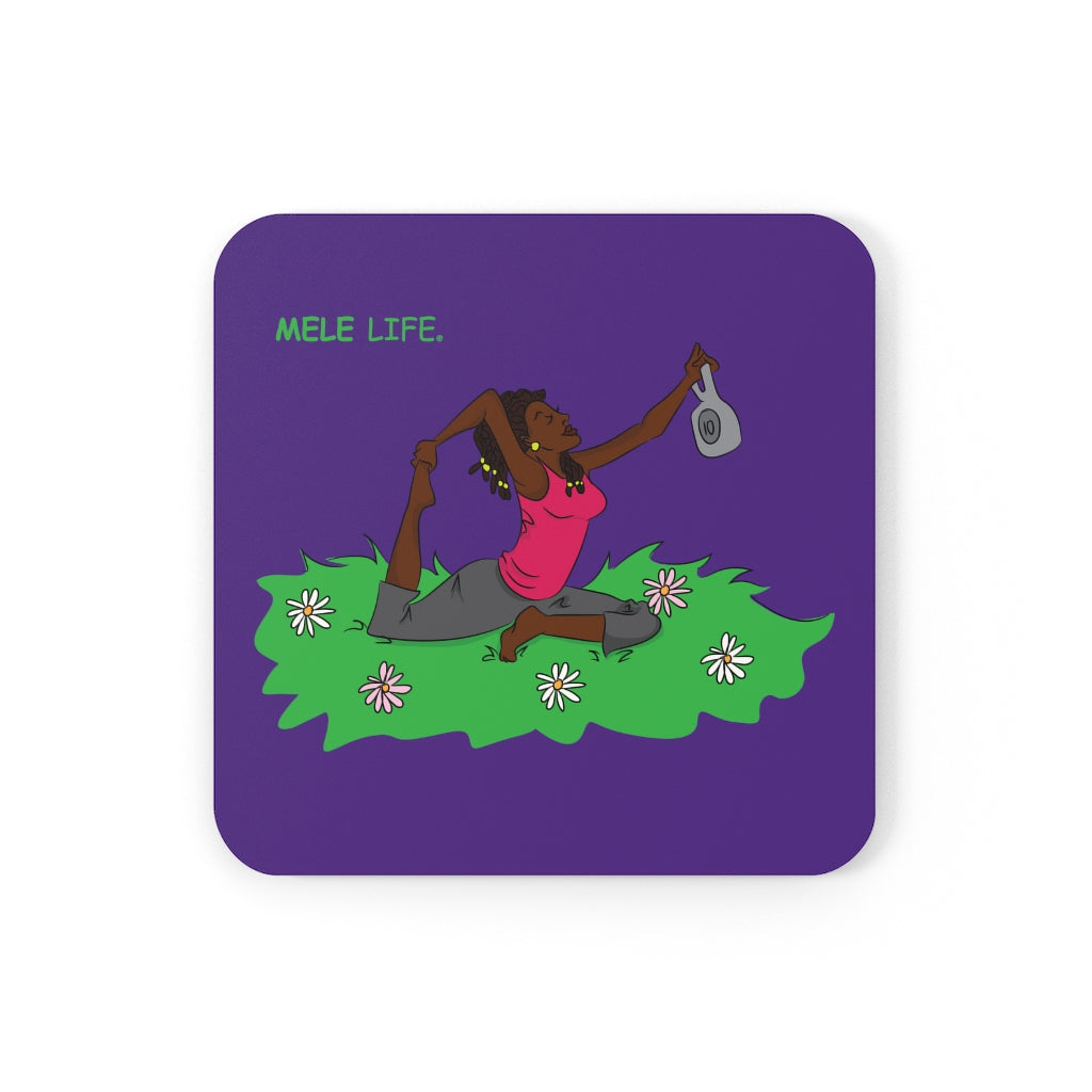 Coaster - Yoga Lady2   (purple)