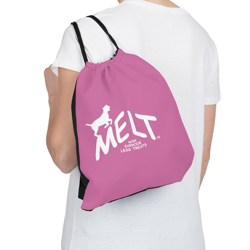Drawstring Bag - MELT for Dogs   (pink)