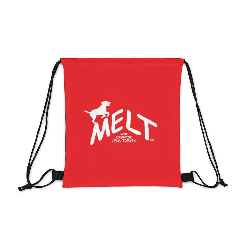 Drawstring Bag - MELT for Dogs   (red)