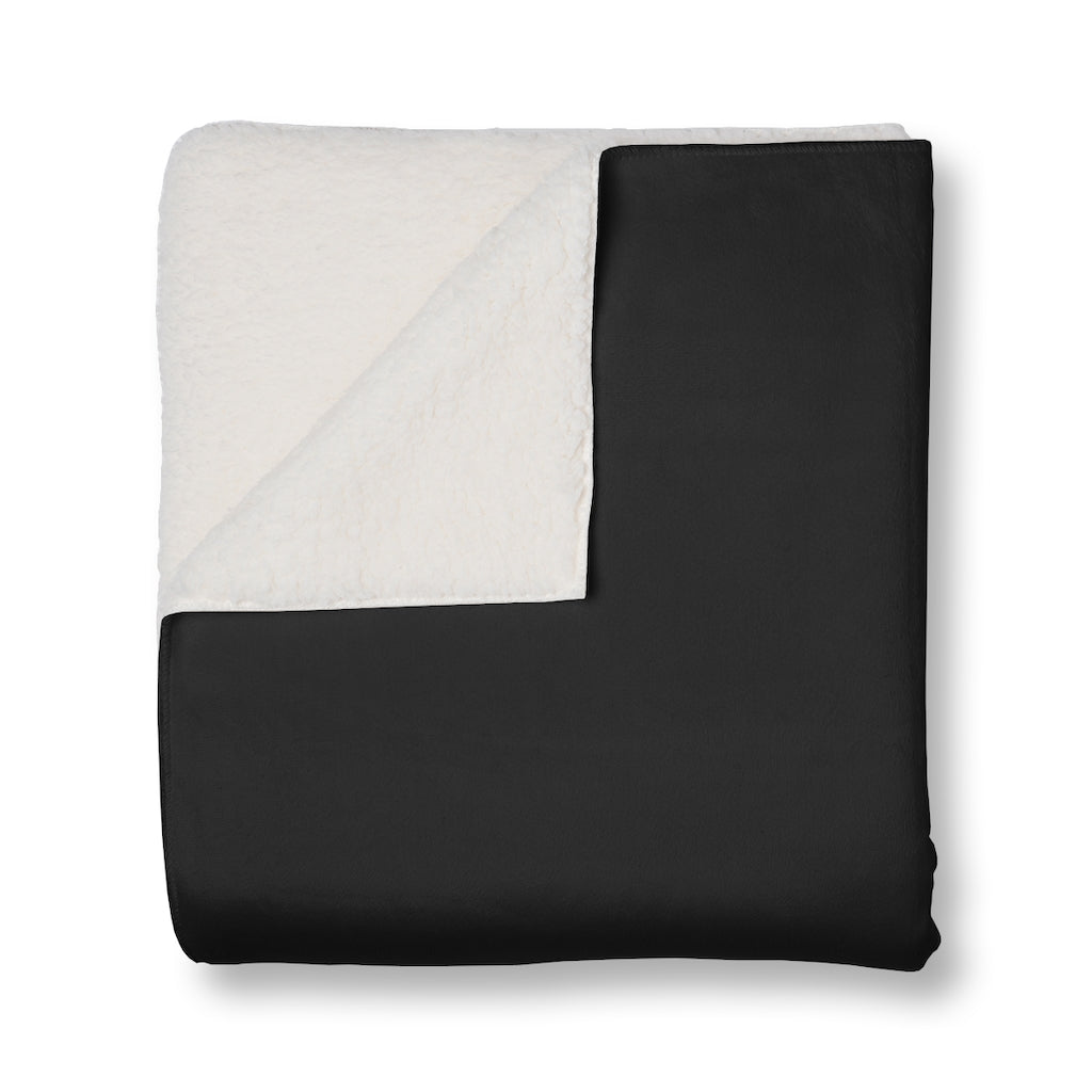 Blanket - Yoga Lady1  (black)