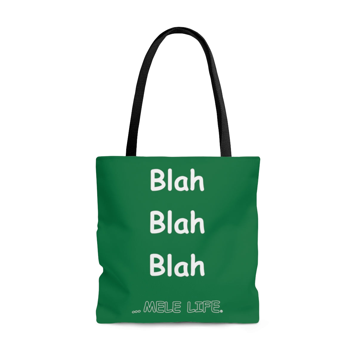 Tote Bag - Blah Blah Blah (green)