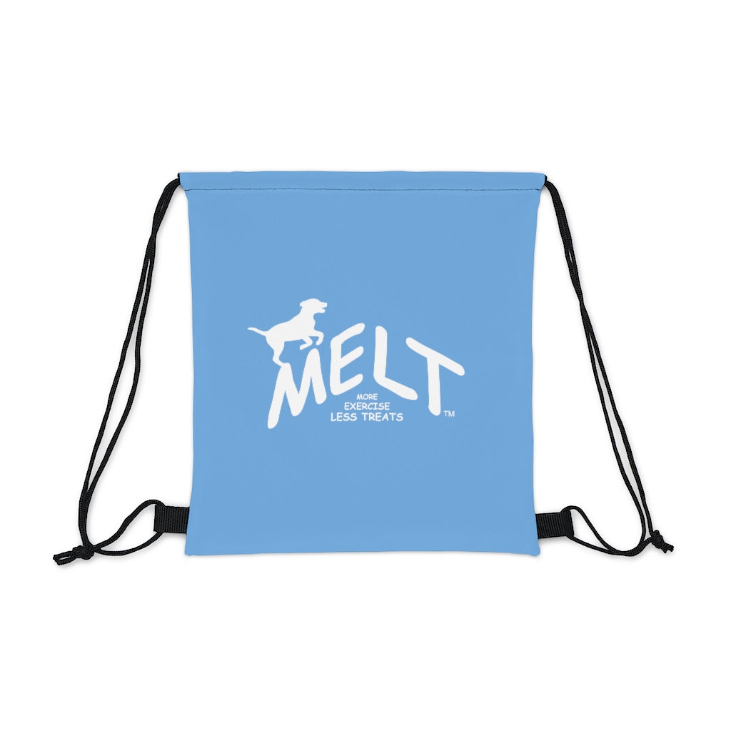 Drawstring Bag - MELT for Dogs   (light blue)