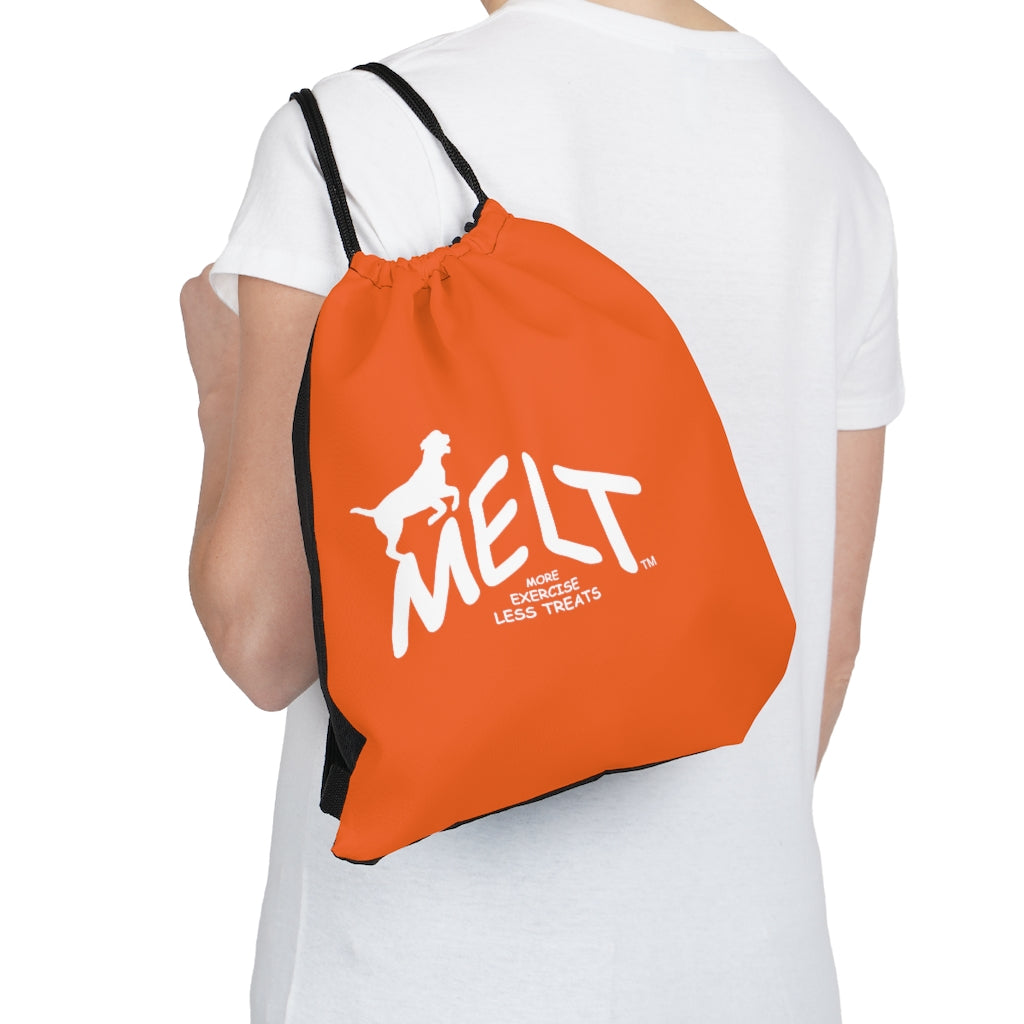 Drawstring Bag - MELT for Dogs   (orange)