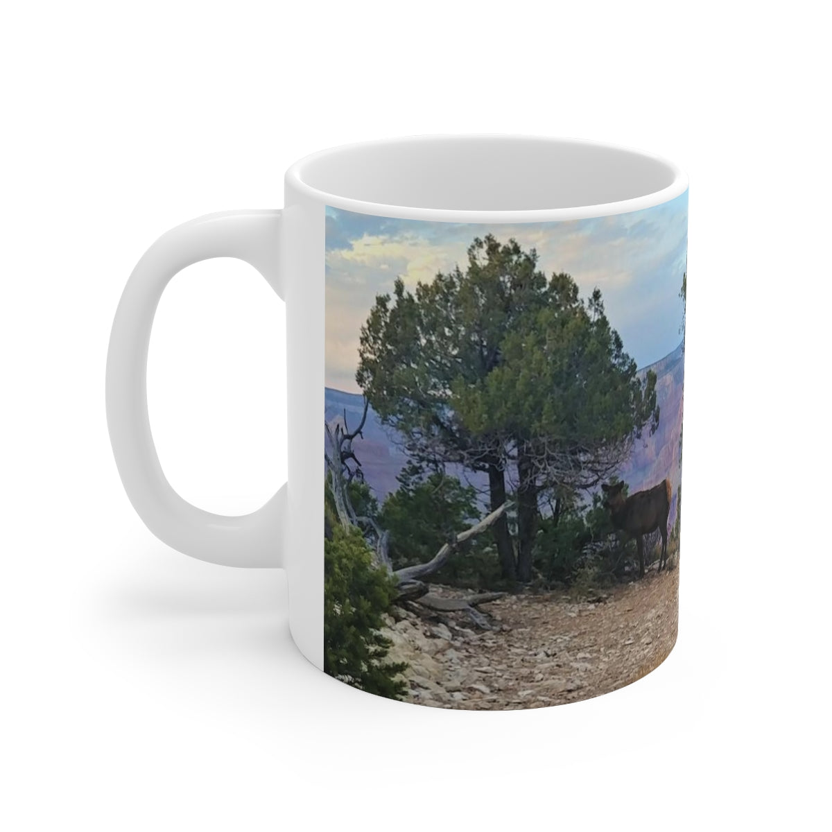 Coffee Mug - Elk at Grand Canyon