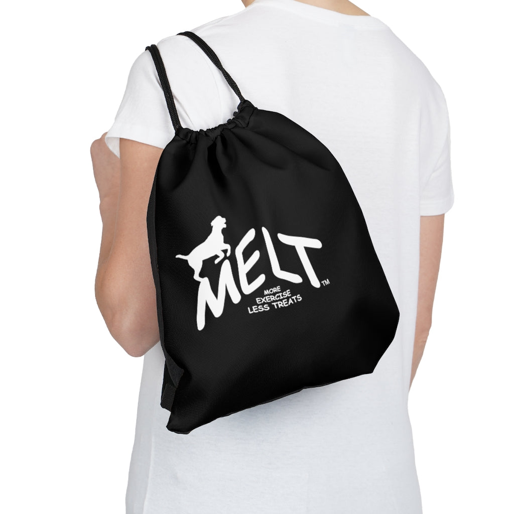 Drawstring Bag - MELT for Dogs   (black)