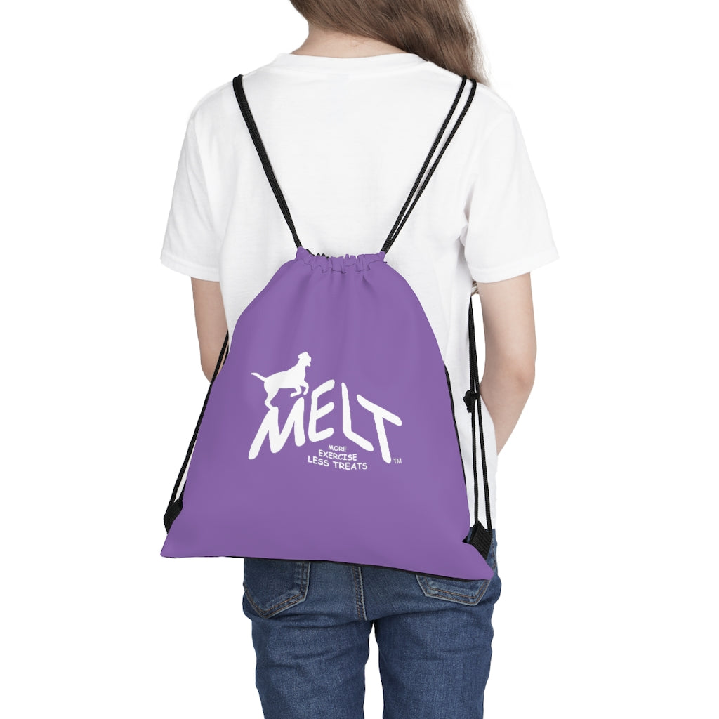 Drawstring Bag - MELT for Dogs   (purple)