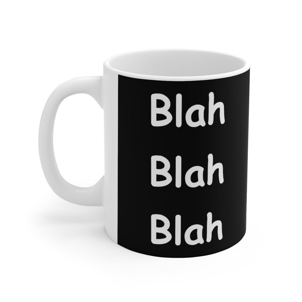 Coffee Mug - Blah Blah Blah   (black)