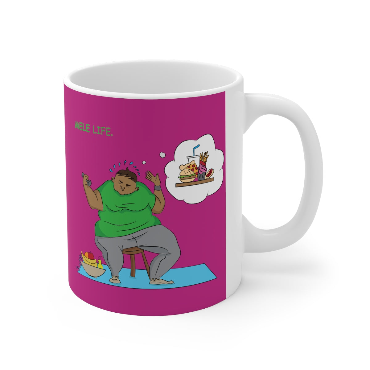 Coffee Mug - Self Discipline   (pink)