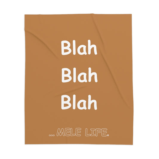 Blanket - Blah Blah Blah   (brown)