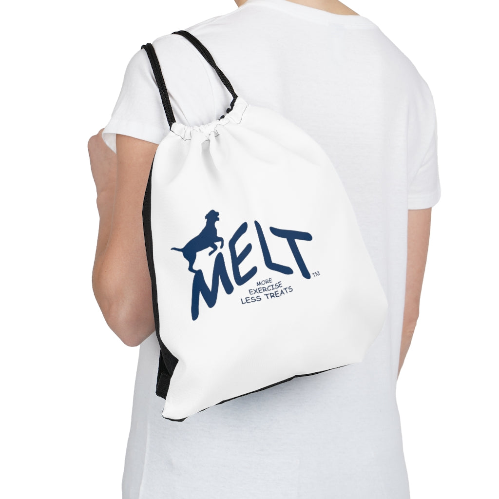Drawstring Bag - MELT for Dogs   (white)