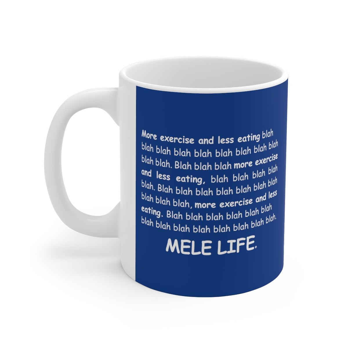 Coffee Mug - MELE LIFE   (dark blue)
