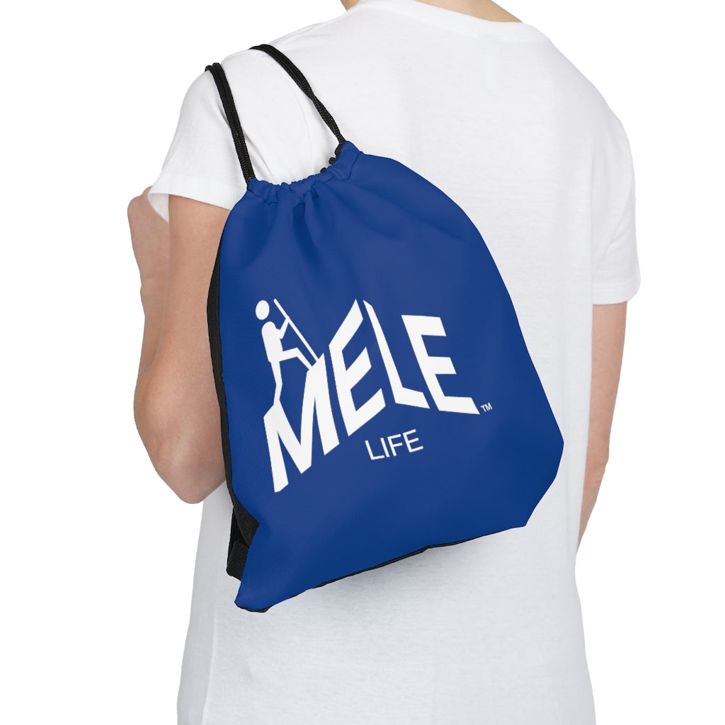Drawstring Bag - MELE LIFE   (dark blue)