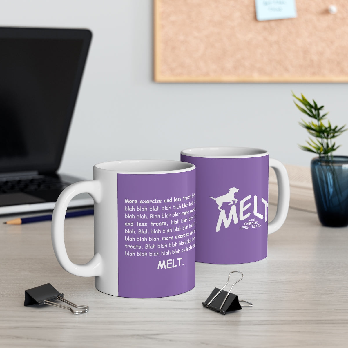 Coffee Mug - MELT   (purple)