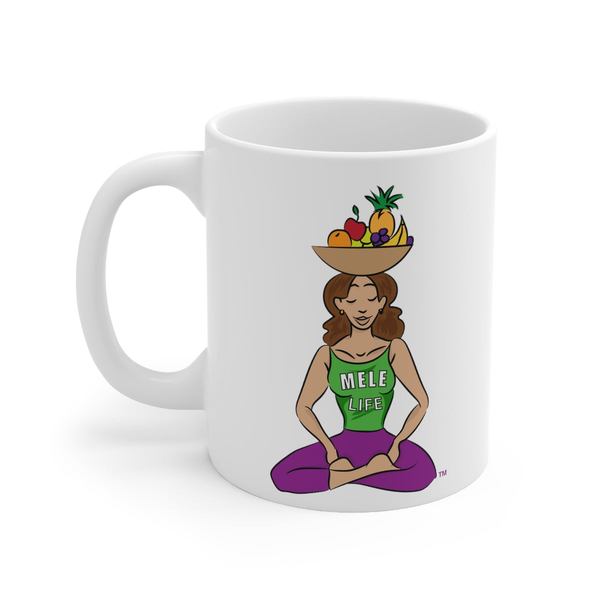 Coffee Mug - Yoga Lady 1   (white)
