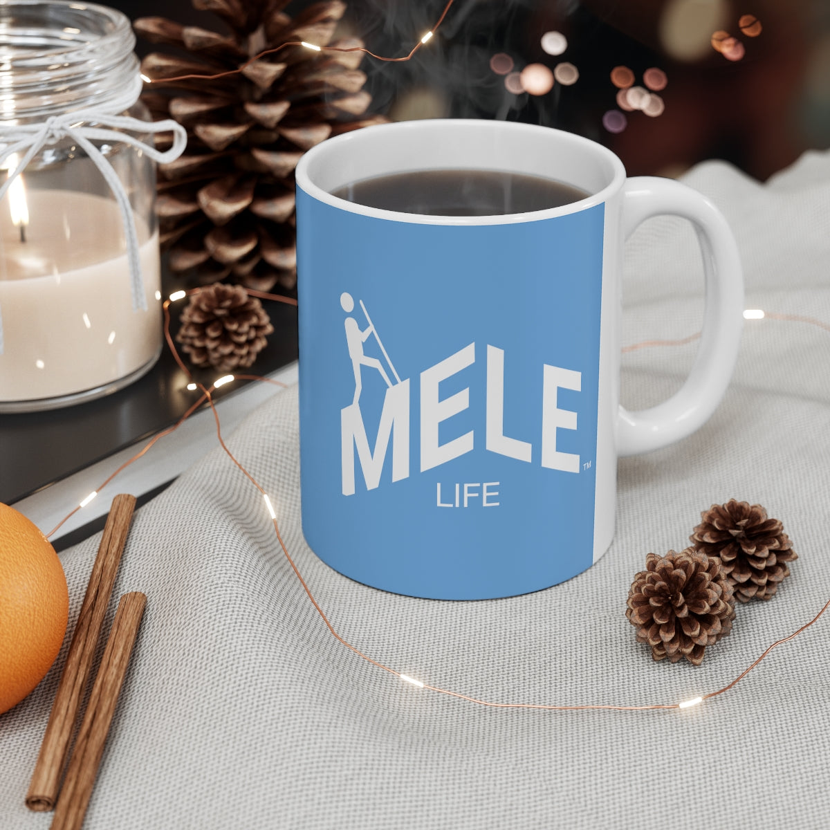 Coffee Mug - MELE LIFE   (light blue)