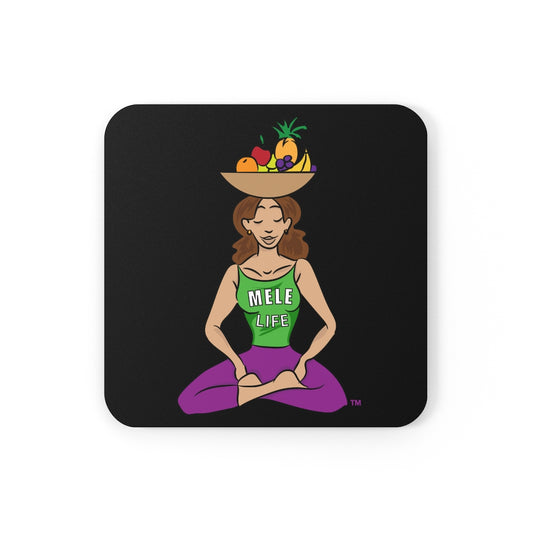 Coaster - Yoga Lady1  (black)