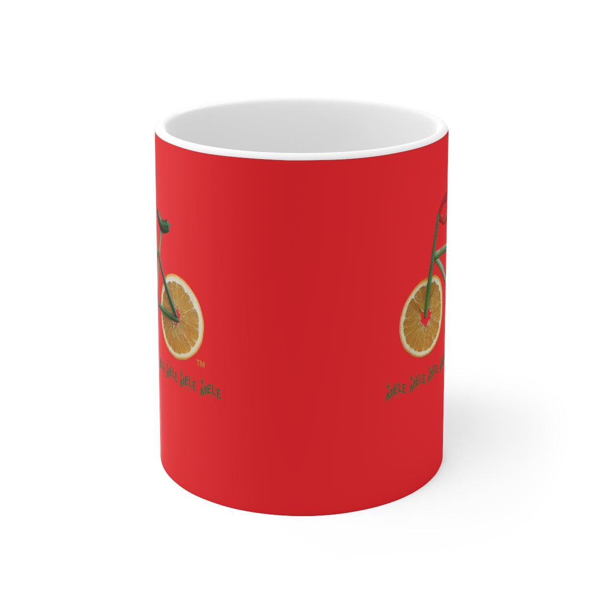Coffee Mug - Veggie Bike  (red)