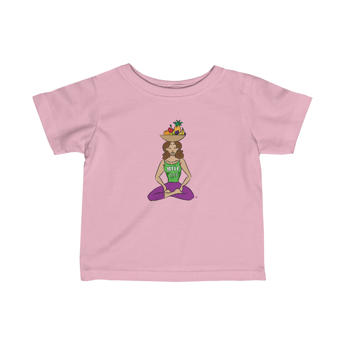 Infant Tee - Yoga Lady1