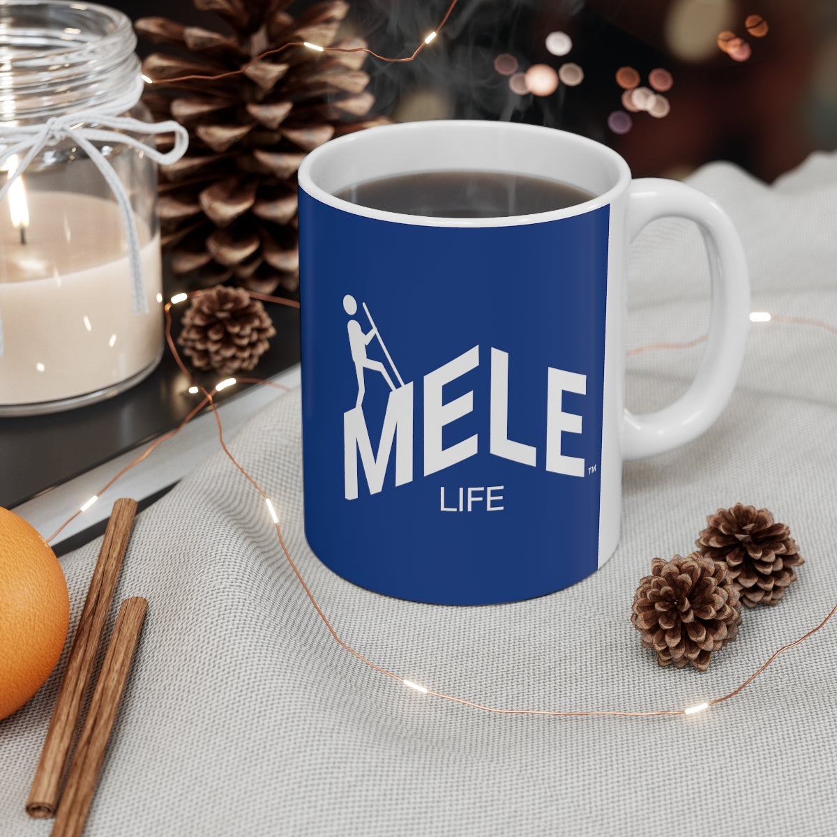 Coffee Mug - MELE LIFE   (dark blue)