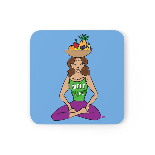 Coaster - Yoga Lady1  (blue)